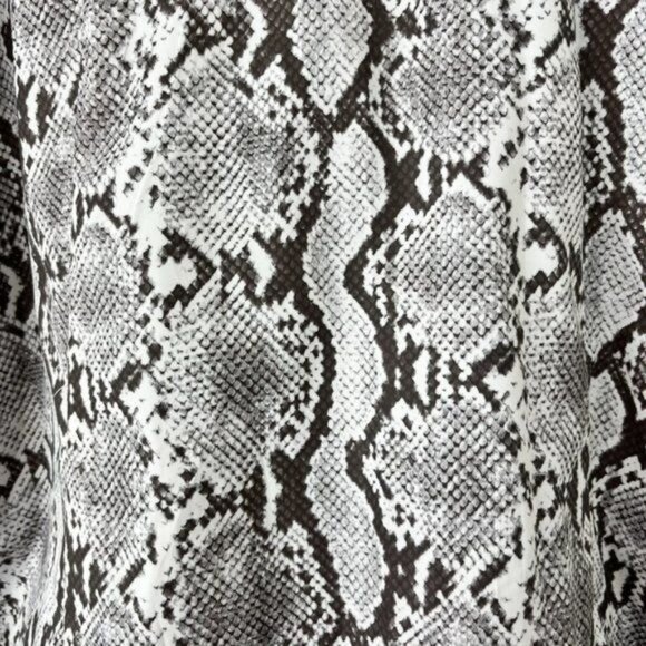 Joe Fresh Python Snake Print Wind Breaker Bomber Jacket - Picture 9 of 9